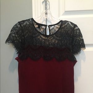 Ann Taylor short-sleeved sweater